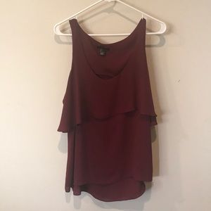 Maroon tank top